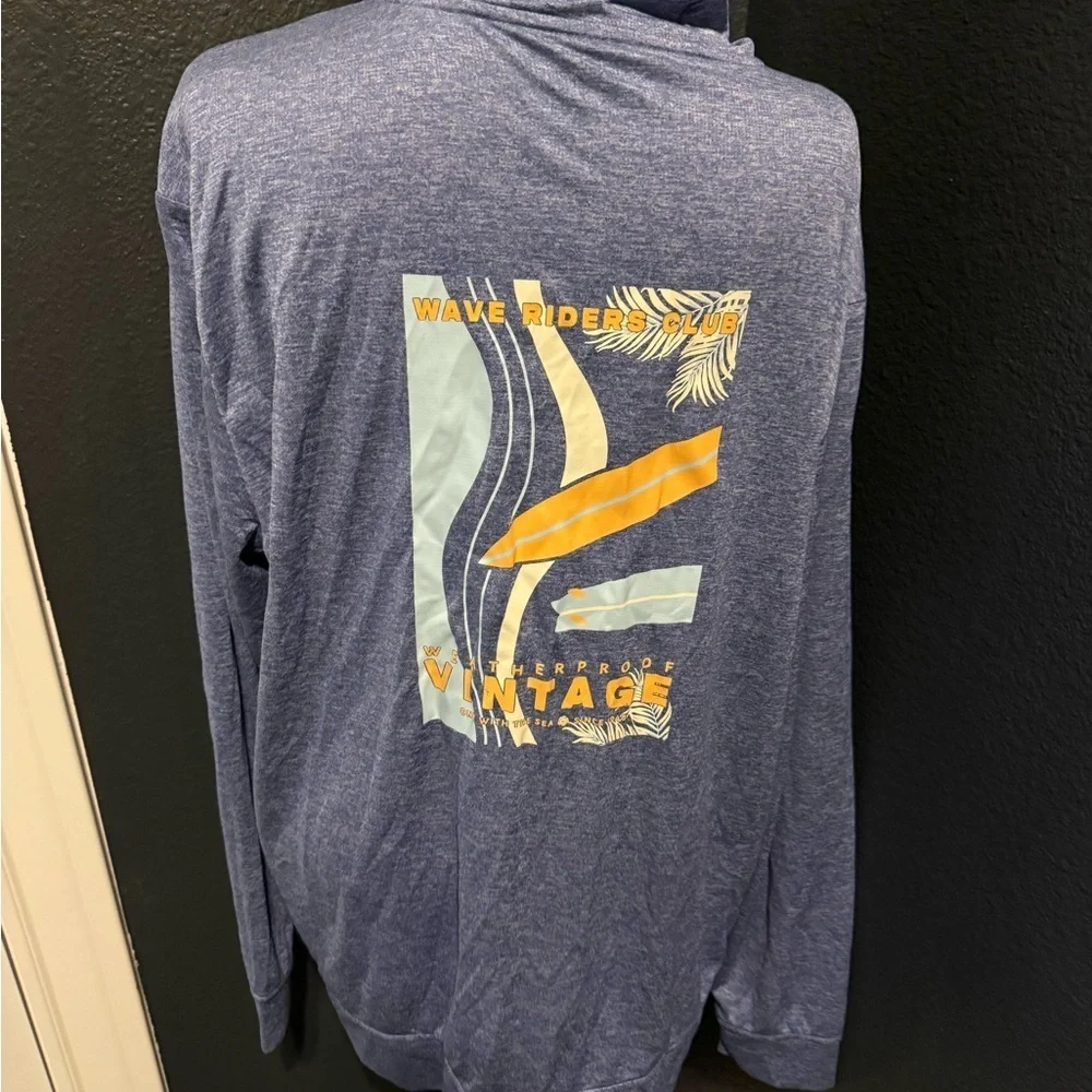 Original Weatherproof Vintage Long Sleeve Zip Hoodie Size XL